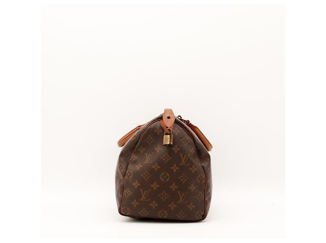 Borsa Louis Vuitton Speedy 30 Monogram Canvas Marrone Monogramma - vista 3