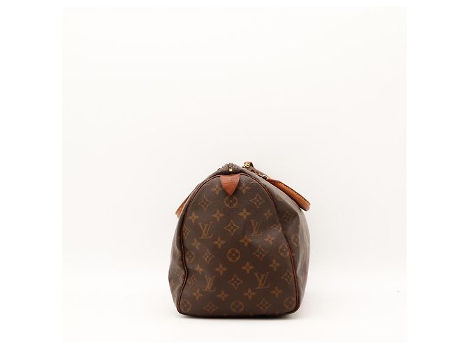 Borsa Louis Vuitton Speedy 30 Monogram Canvas Marrone Monogramma - vista 5