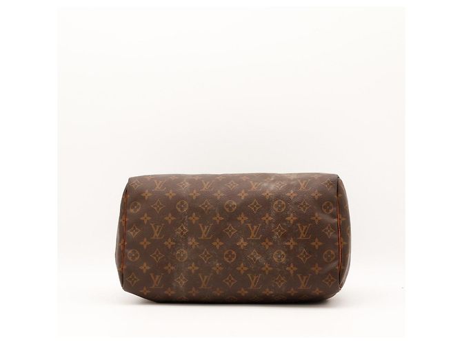 Borsa Louis Vuitton Speedy 30 Monogram Canvas Marrone Monogramma - vista 6