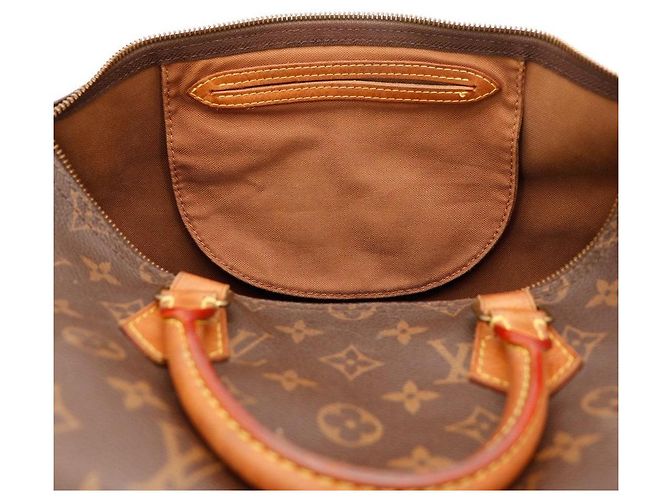Borsa Louis Vuitton Speedy 30 Monogram Canvas Marrone Monogramma - vista 7