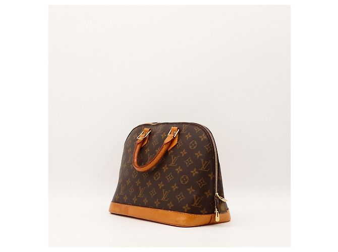 Borsa Louis Vuitton Monogram Alma PM Marrone Monogramma - vista 4