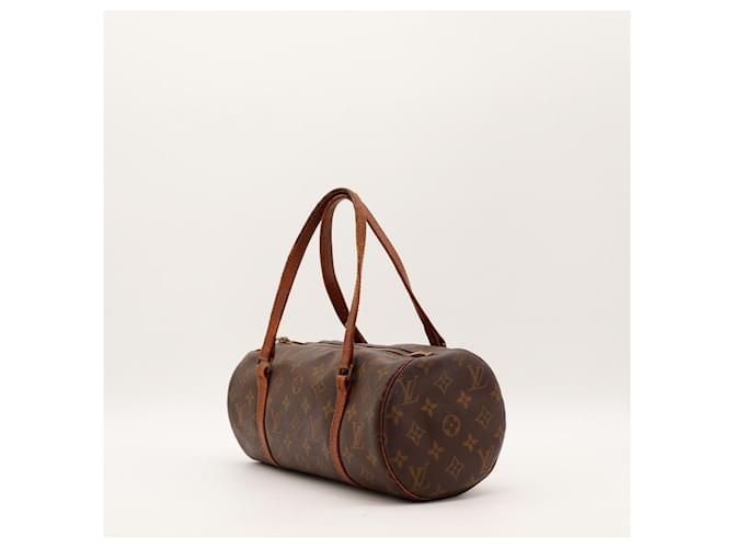 Borsa Louis Vuitton Monogram Papillon 30 Marrone Monogramma - vista 2