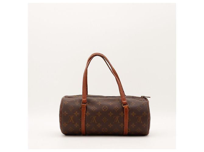Borsa Louis Vuitton Monogram Papillon 30 Marrone Monogramma - vista 3