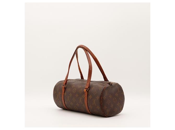 Borsa Louis Vuitton Monogram Papillon 30 Marrone Monogramma - vista 4