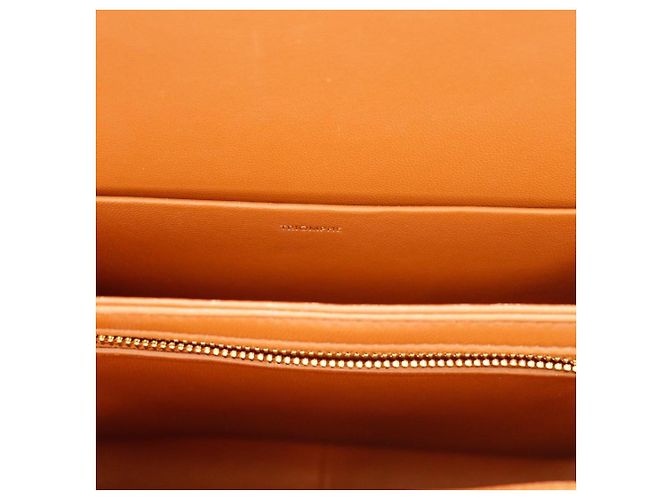 Céline Borsa a tracolla Celine Triomphe in tela e pelle di vitello Marrone Monogramma - vista 9
