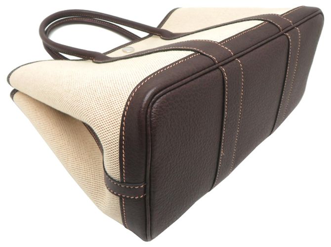 Hermès Borsa Tote Hermes Garden Party TPM Beige - vista 3