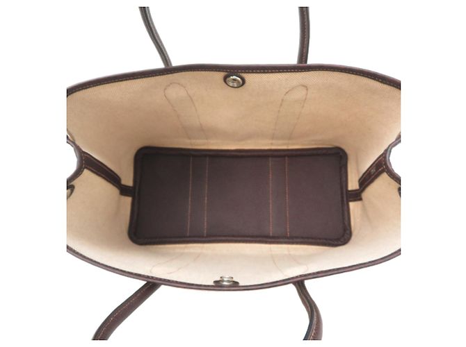 Hermès Borsa Tote Hermes Garden Party TPM Beige - vista 6
