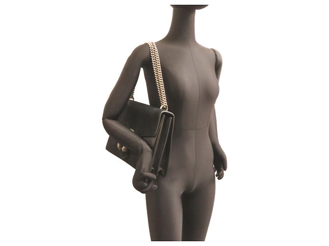 Borsa a tracolla con catena Gucci Dionysus Nero - vista 8