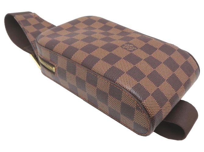 Borsa a tracolla Louis Vuitton Geronimos da uomo Marrone - vista 3