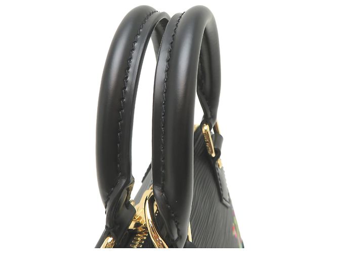 Borsa Louis Vuitton Alma BB Collaborazione Takashi Murakami Nero - vista 5