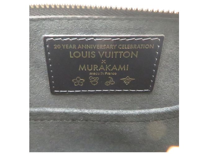 Borsa Louis Vuitton Alma BB Collaborazione Takashi Murakami Nero - vista 7