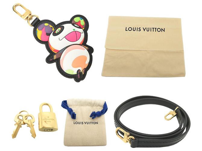 Borsa Louis Vuitton Alma BB Collaborazione Takashi Murakami Nero - vista 9
