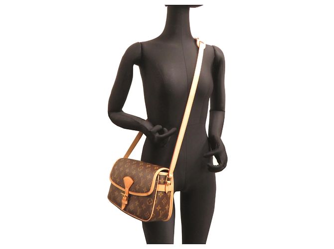 Borsa a tracolla Louis Vuitton Sologne da donna Marrone - vista 8