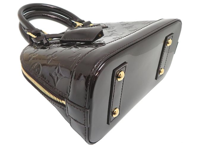 Borsa Louis Vuitton Alma BB Bordò Porpora - vista 3
