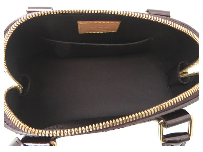 Borsa Louis Vuitton Alma BB Bordò Porpora - vista 6