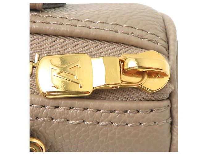 Borsa a mano Louis Vuitton Nano Speedy in Gray Marrone - vista 10