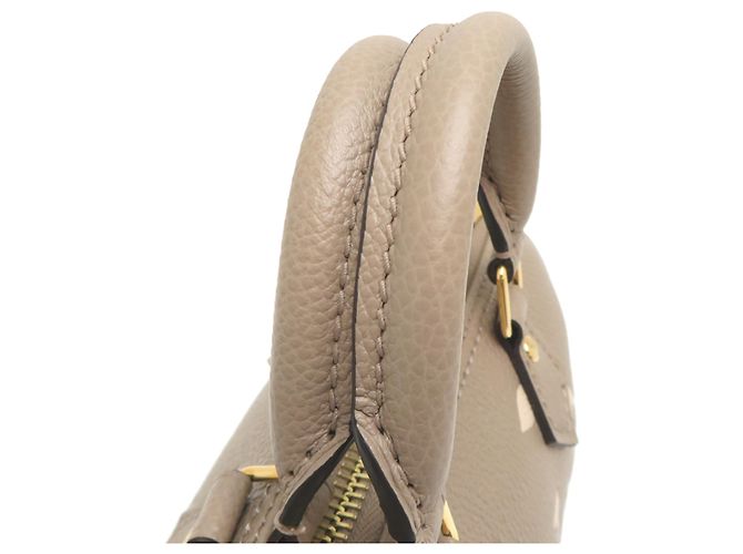 Borsa a mano Louis Vuitton Nano Speedy in Gray Marrone - vista 5