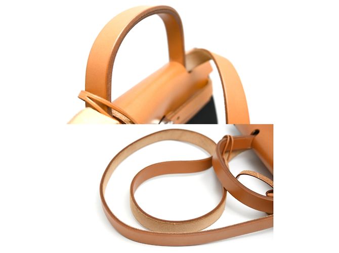Hermès Hermes Herbag PM Handtasche Schwarz Beige - Ansicht 5