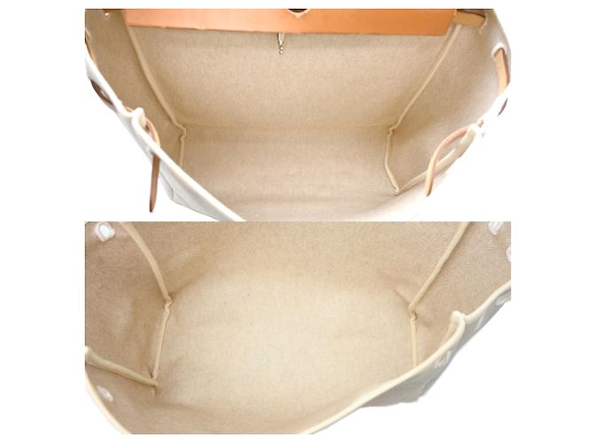 Hermès Herbag MM Borsa a tracolla 2-Way Crudo - vista 6