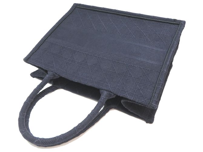 Christian Dior Kanner Book Tote Medium Blu navy - vista 4