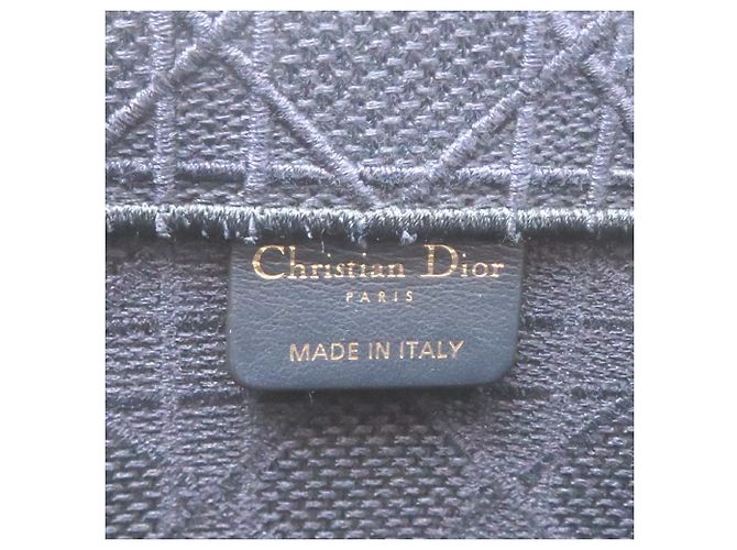 Christian Dior Kanner Book Tote Medium Blu navy - vista 7