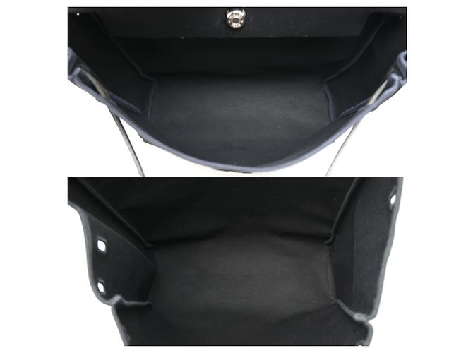 Hermès Borsa Hermes Herbag MM 1999 Black Nero - vista 6