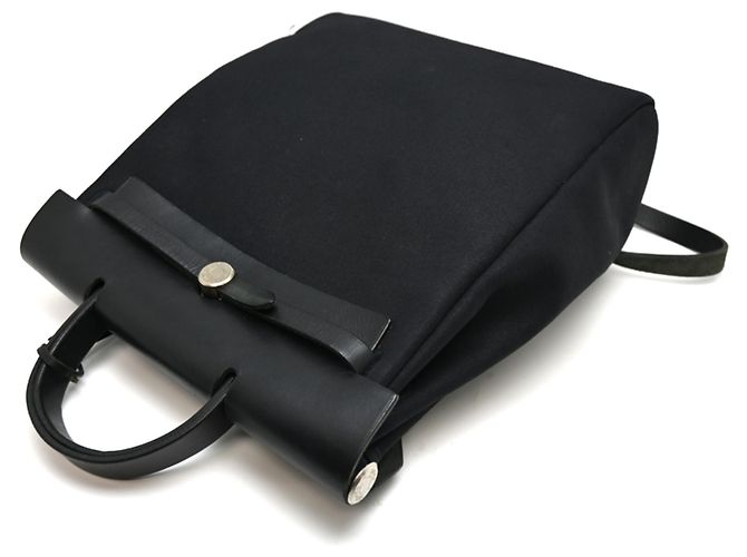 Hermès Bolso de hombro Hermes Herbag Ad PM Negro - vista 4