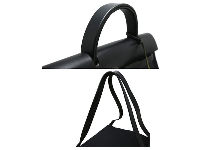 Hermès Bolso de hombro Hermes Herbag Ad PM Negro - vista 5