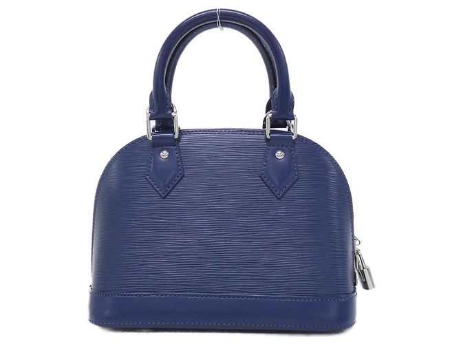 Borsa Louis Vuitton Epi Alma BB Blu - vista 2