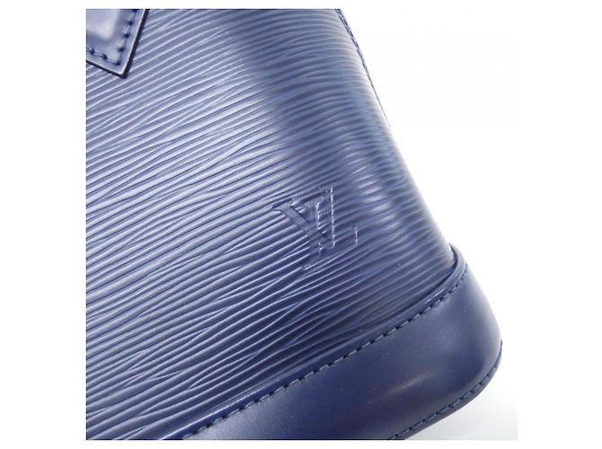 Borsa Louis Vuitton Epi Alma BB Blu - vista 6