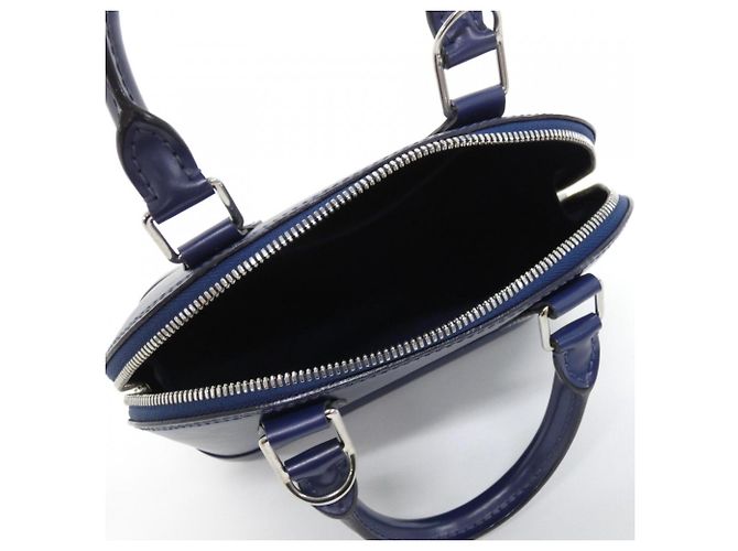 Borsa Louis Vuitton Epi Alma BB Blu - vista 7
