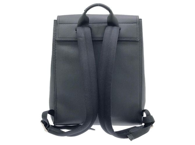 Zaino Louis Vuitton LV Touch Leather Steamer M27063 Nero - vista 2