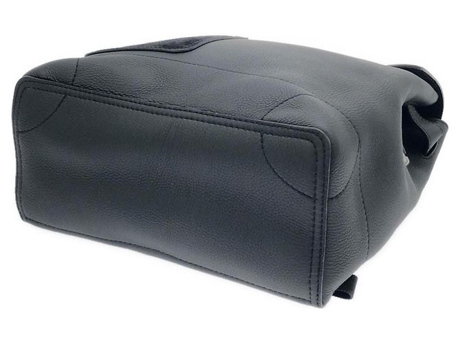 Zaino Louis Vuitton LV Touch Leather Steamer M27063 Nero - vista 3