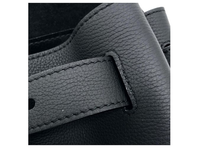 Zaino Louis Vuitton LV Touch Leather Steamer M27063 Nero - vista 4