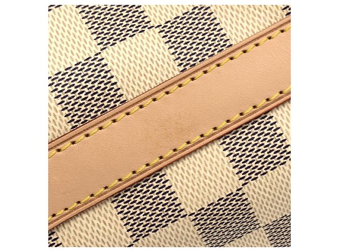 Borsa Boston Louis Vuitton Damier Azur Speedy Bandoulière Blu - vista 4