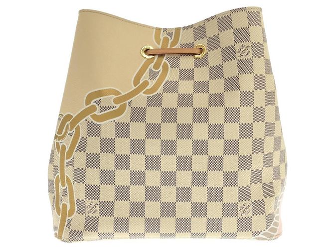 Néonoé Louis Vuitton Damier Azur Neo Noe MM Shoulder Bag Blue - view 2