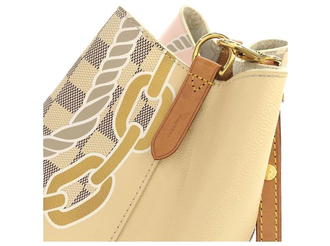 Néonoé Louis Vuitton Damier Azur Neo Noe MM Shoulder Bag Blue - view 4