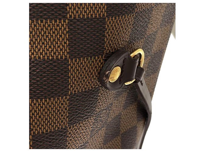 Borsa Louis Vuitton Damier Neverfull MM Damier ebene - vista 4