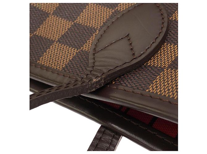 Borsa Louis Vuitton Damier Neverfull MM Damier ebene - vista 6