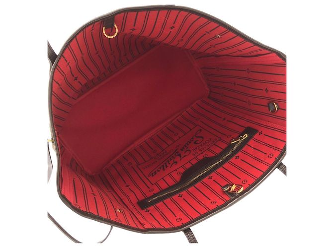 Borsa Louis Vuitton Damier Neverfull MM Damier ebene - vista 8