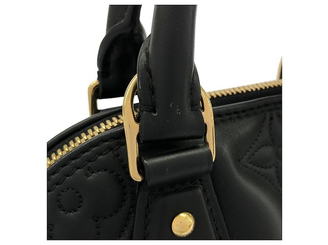 Borsa Louis Vuitton Bubblegram Alma Soft BB Nero - vista 5