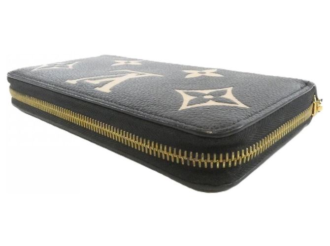 Cartera Zippy Louis Vuitton Bicolor Monogram Empreinte Negro Multicolor Beige Monograma - vista 2