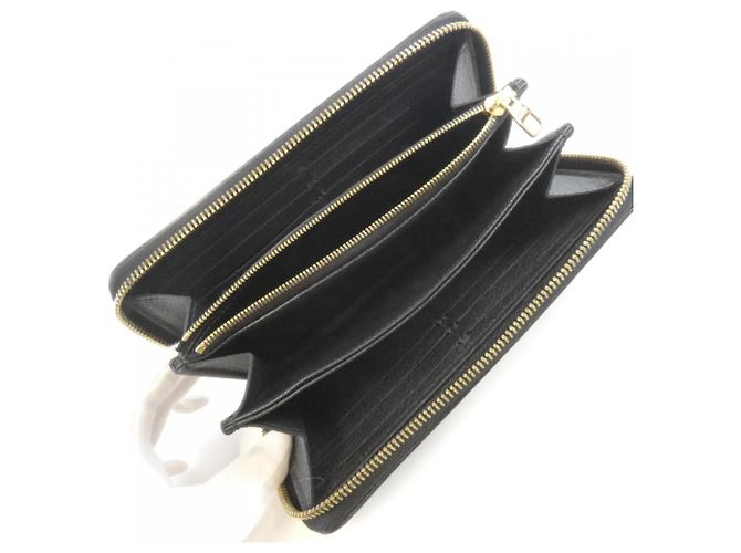 Cartera Zippy Louis Vuitton Bicolor Monogram Empreinte Negro Multicolor Beige Monograma - vista 5