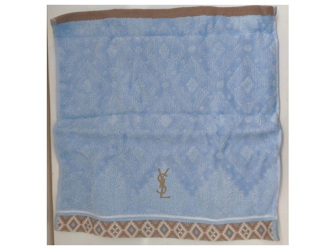 Yves Saint Laurent towel set Brown Blue Beige - view 9