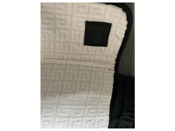 Givenchy black canvas diaper bag with changing mat - view 8