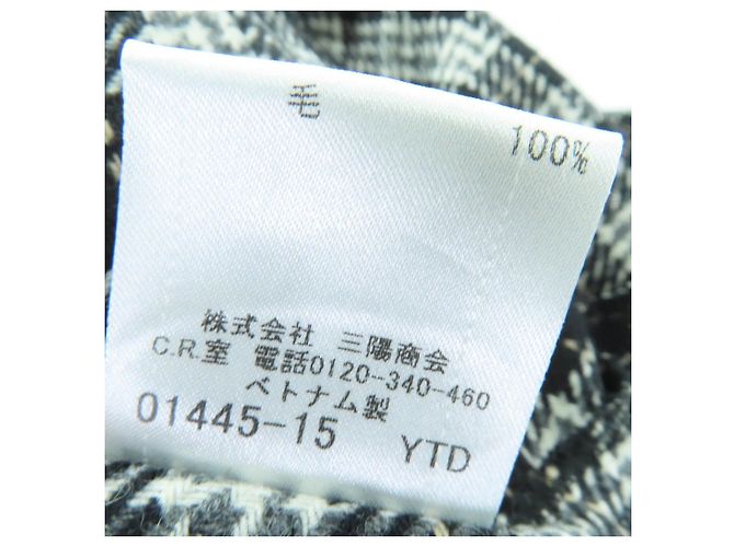 Burberry Blue Label Gabardina con forro de algodón y lana Negro - vista 10