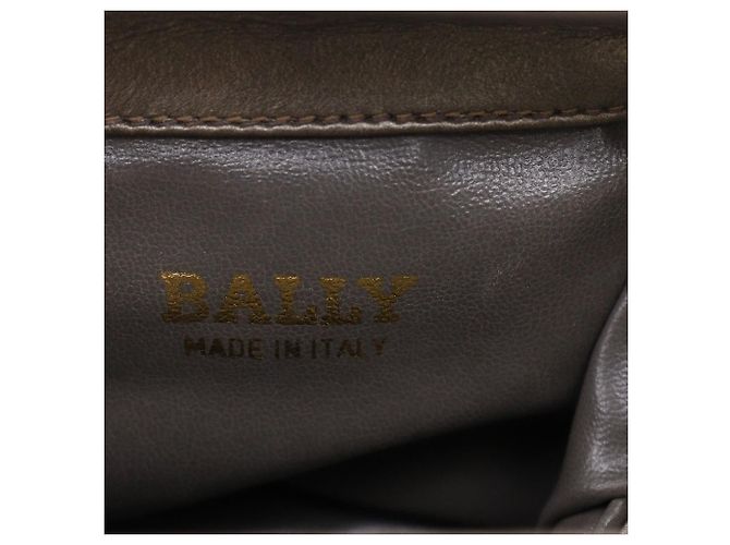 Borsa a tracolla 2way Bally in pelle D'oro Bronzo - vista 17