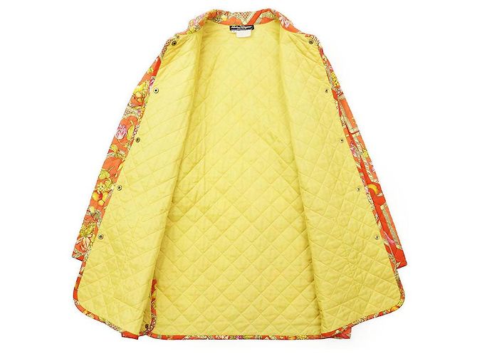 Chaqueta acolchada Salvatore Ferragamo Multicolor Naranja - vista 9
