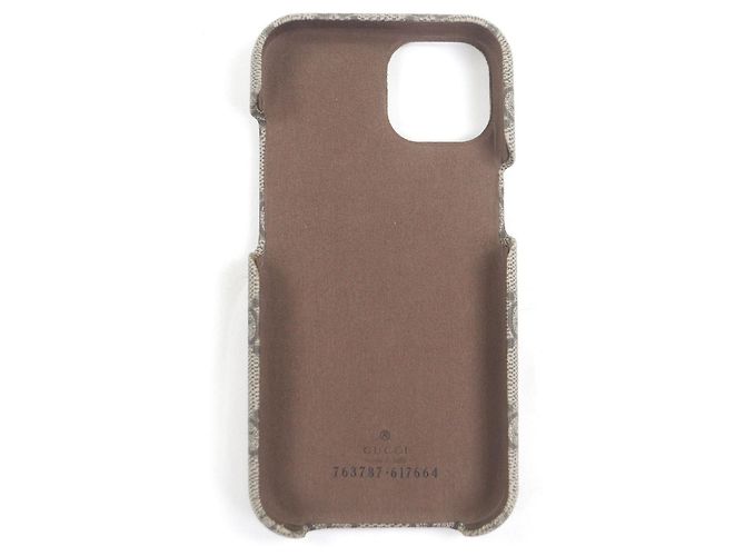 Funda para iPhone Gucci GG Supreme GG Logo Beige - vista 3