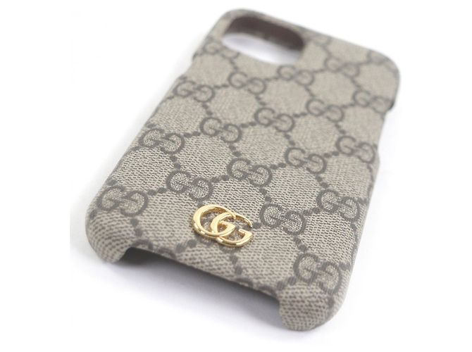 Funda para iPhone Gucci GG Supreme GG Logo Beige - vista 4